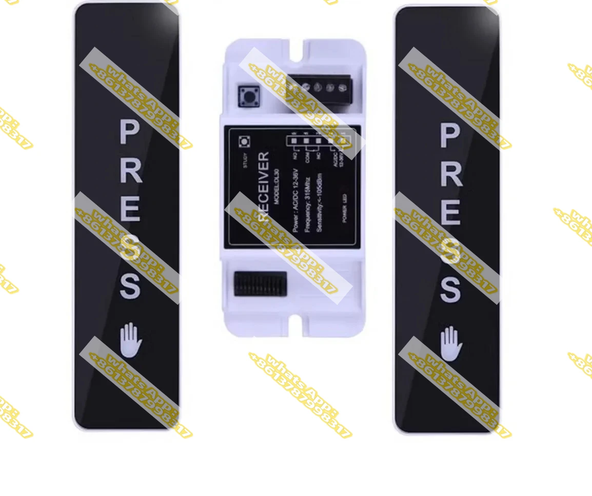 315MHz Wireless push exit button switch/touch switch for automatic sliding door gate opener door lock bolt