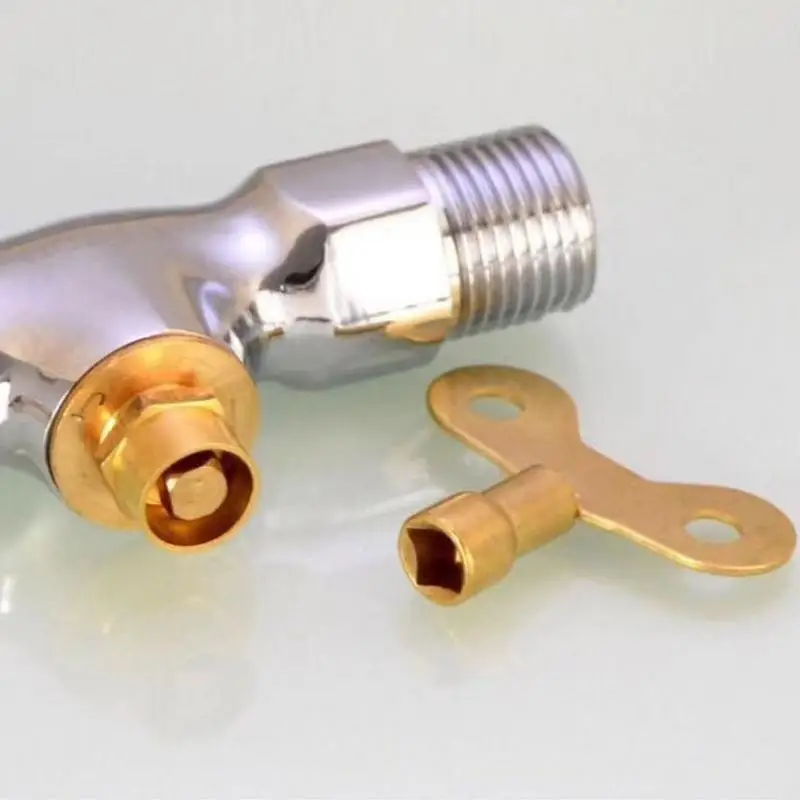 Wall Hydrant Key Fire Hydrant Key Sillcock Wrench Faucet Key Sink Faucet Tool Water Spigot Lock Radiator Key For Radiators