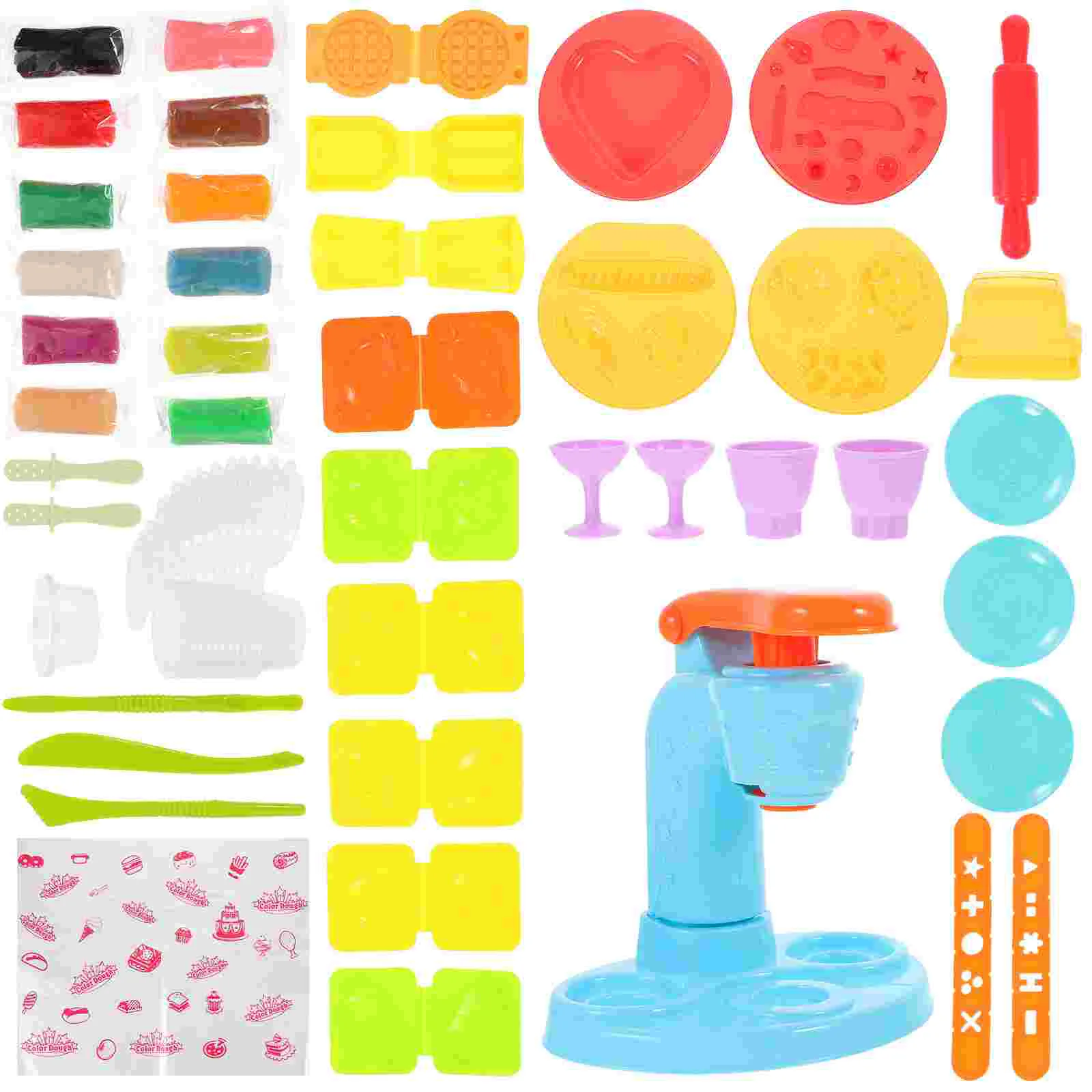 Color Mud Ice Cream Machine Tool Tools Kids Modeling Clay Kit Colored Toys Child