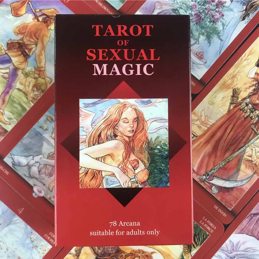 Tarot of Sexual Magic  Card Game 12x6.6cm Paper Manual