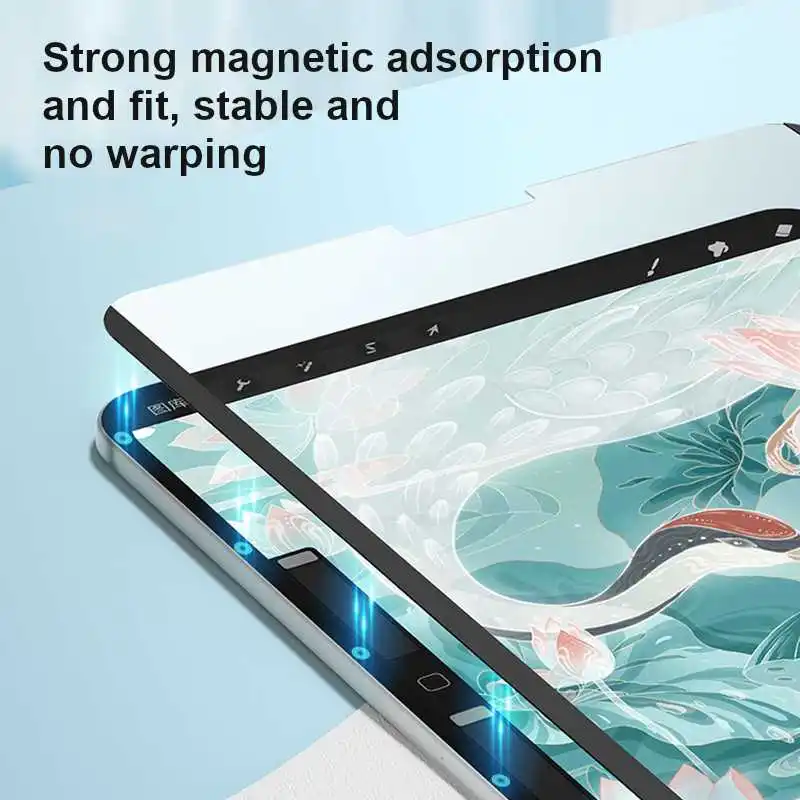 Like Paper Magnetic Screen Protector For Microsoft Surface Go Pro 4 5 6 7 Write Drawing On Paper Texture Feel Removable Film