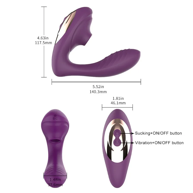 실리콘 질 흡입 진동기, 진동 구강 섹스 클리토리스 빨판, 클리토리스 자극기, 여성 자위 섹스 토이, 10 속도