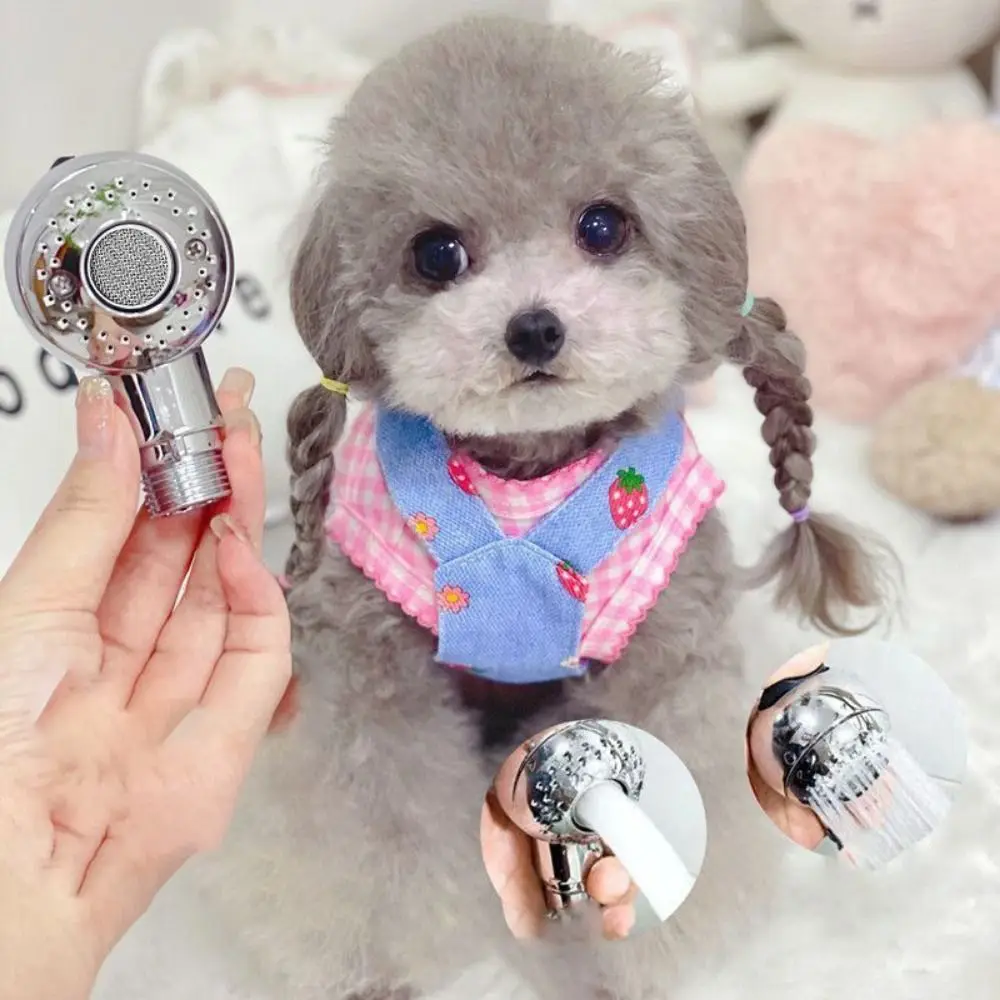Pet Shower Spray Washing Sprinkler Household Dog Shower Head Soft washing Pet Shower head Cat Cleaning Puppy Bath Sprayers