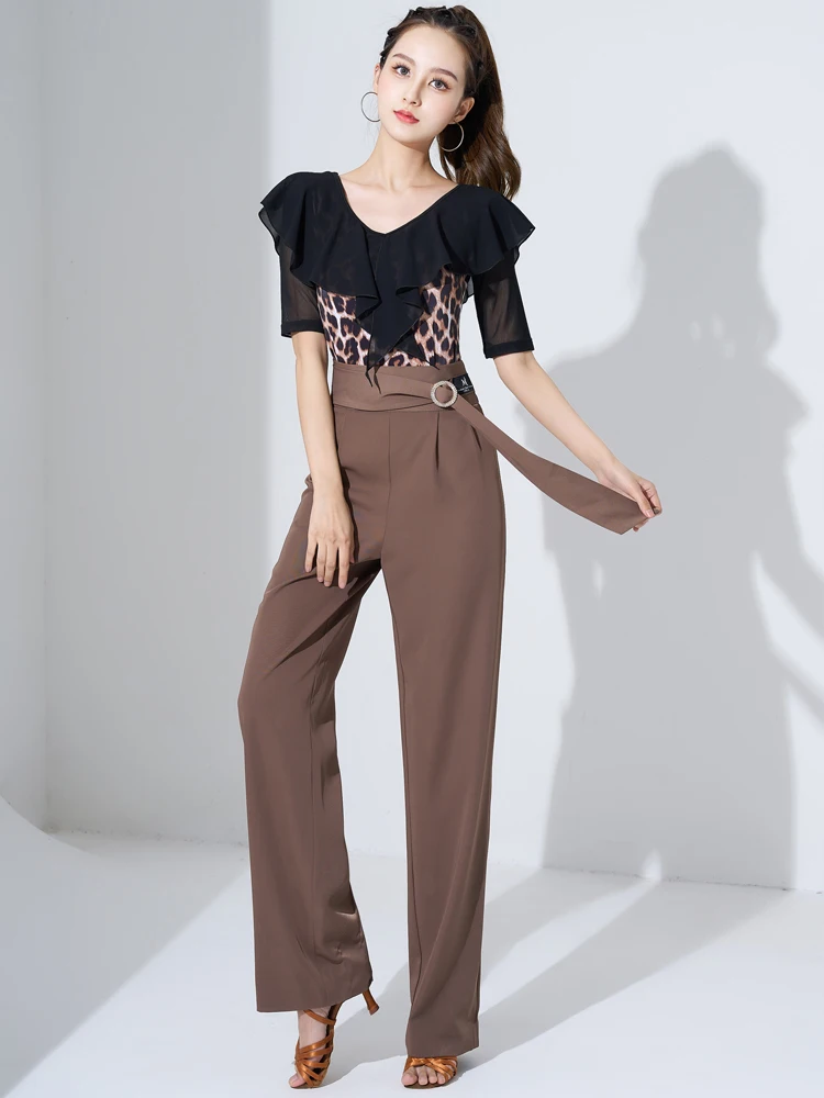 Strój do tańca latynoamerykańskiego Princ Dr, nowy, dla dorosłych, do tańca nowoczesnego, jednoczęściowy strój treningowy, strój na występy, wysoka jakość.