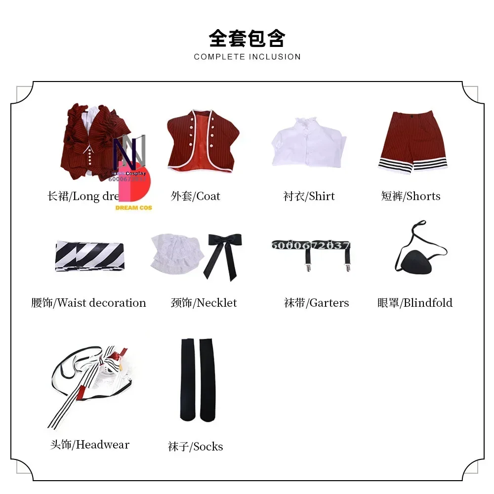 Game Black Butler Ciel Cosplay Costume Outfit Tea Cup Earl Sebastian Butler Suit Fancy Dress Up Party for Men Women 2024 New