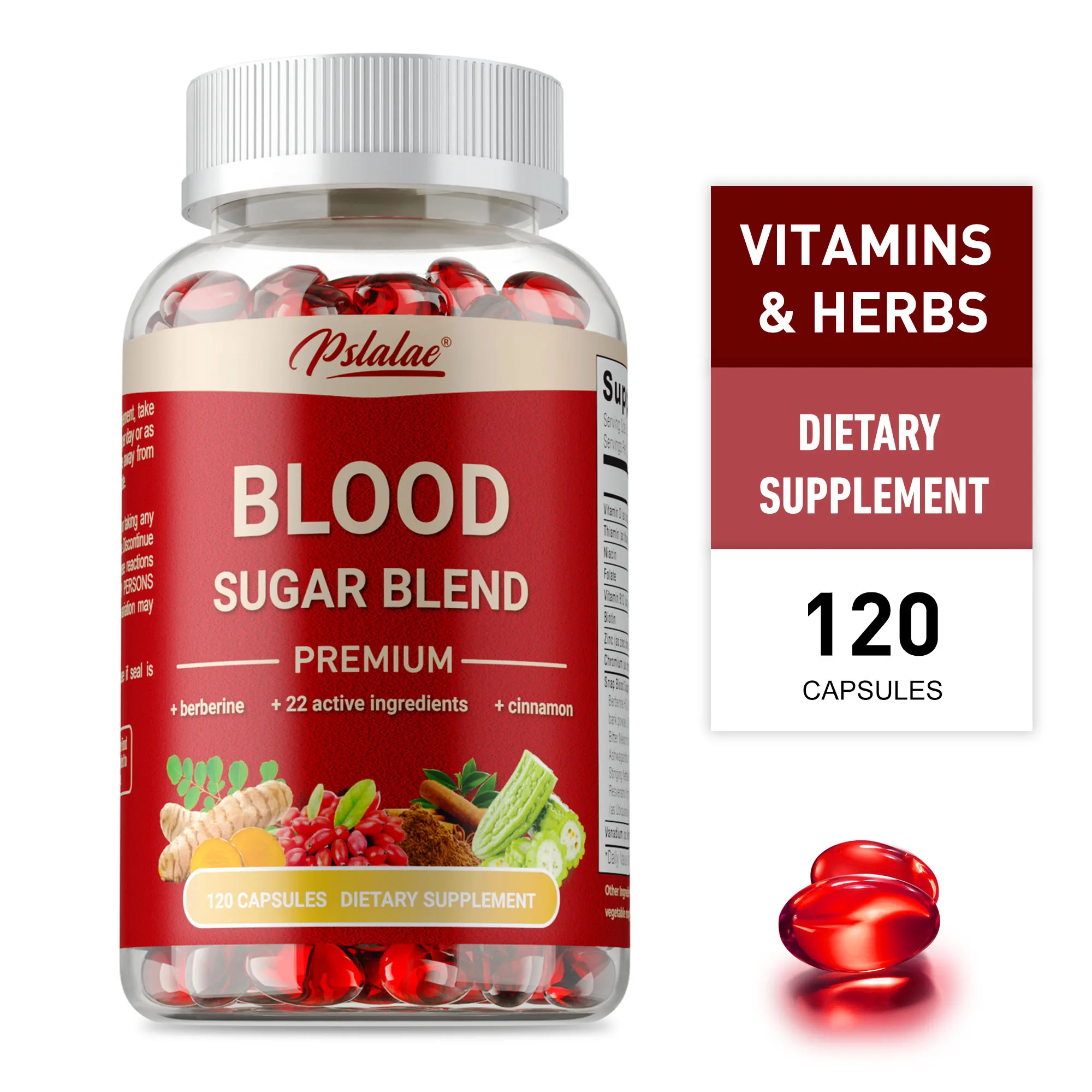 

Blood Sugar Blend - Healthy Blood Sugar Levels, Improves Hypoglycemia, for Heart & Cardiovascular Health, and Improves Vitality