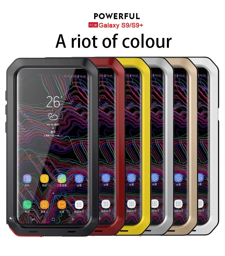 

10pc Armor Metal Shockproof Case For Samsung Galaxy A72 A50 A51 A52 A32 A41 A21 A71 5G A20 A30 A70 A30s S20 Fe Cases Cover funda