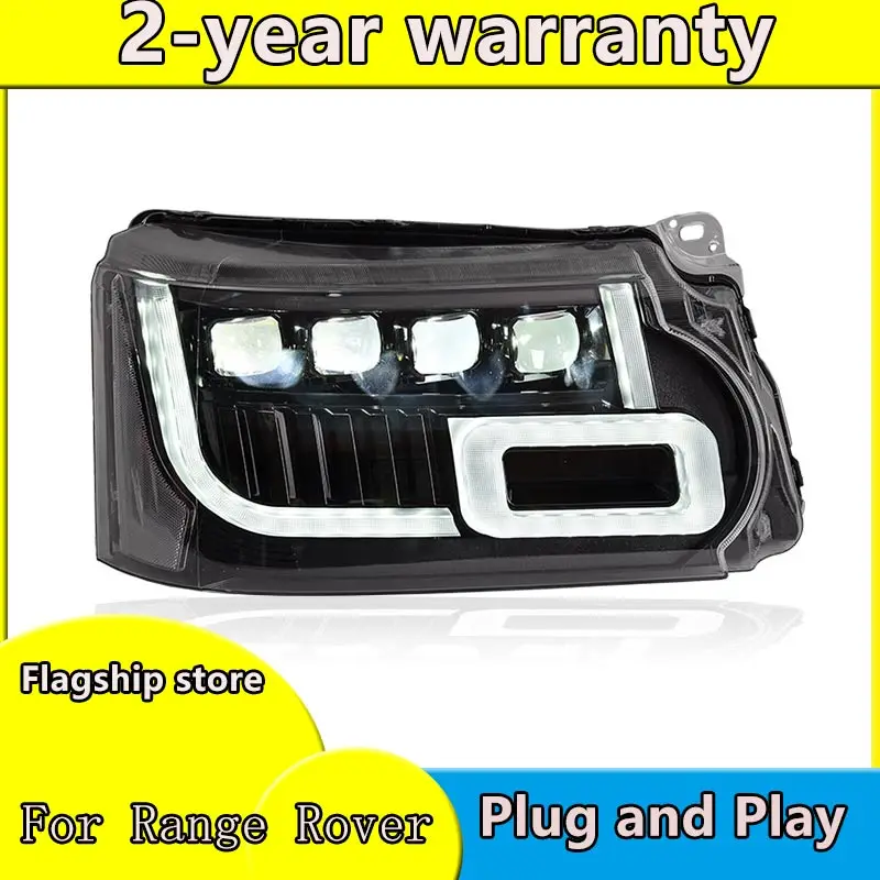 

Car LED Headlamp Full LED Headlights Projector Replacement for Land Rover Range Rover L322 Facelift 2010 to 2012