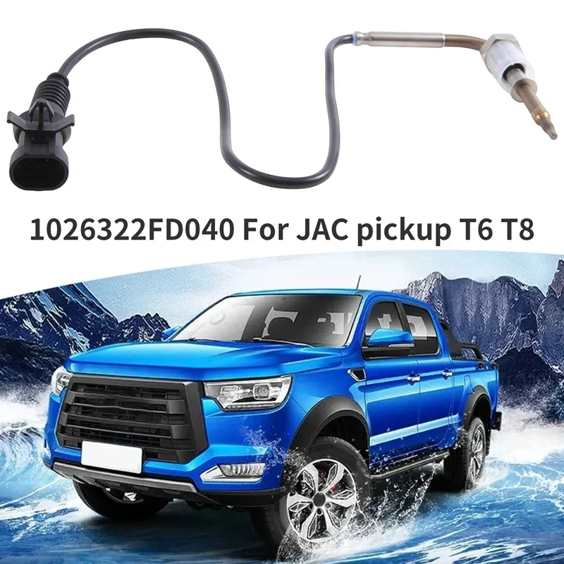 B-M Car Exhaust Temperature Sensor 1026322FD040 For JAC Pickup T6 T8 Replacement Parts 1 PCS