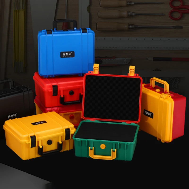 

Пластиковый ящик для инструментов, портативный чехол для хранения инструментов, многофункциональный органайзер для инструментов для ремонта электрика, защитный ящик для дрона