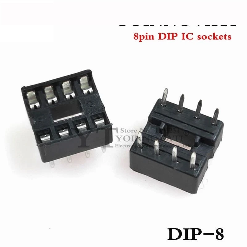 60pieces/lot 8pin DIP  sockets Adaptor Solder Type 8 pin