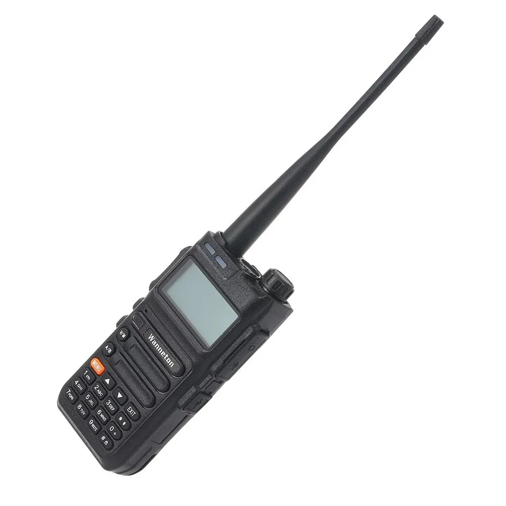 Wanneton UV-5FPLUS 5W 18-520MHz Full Band  Walkie Talkie  Copy Frequency Function Tpye-C Charyer Two Way Radio