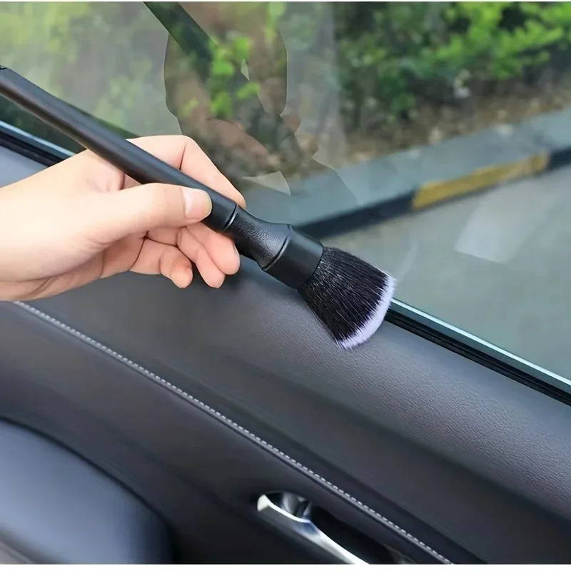 Soft Bristle Car Interior Detailing Brush Motorcycle Auto Cleaning Tool Dash Duster for Precise Car Wash