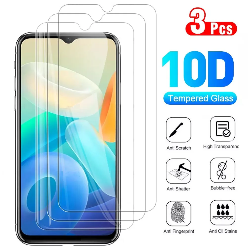 

Закаленное стекло для Vivo Y76 5G, защитная стеклянная пленка для экрана, 3 шт.