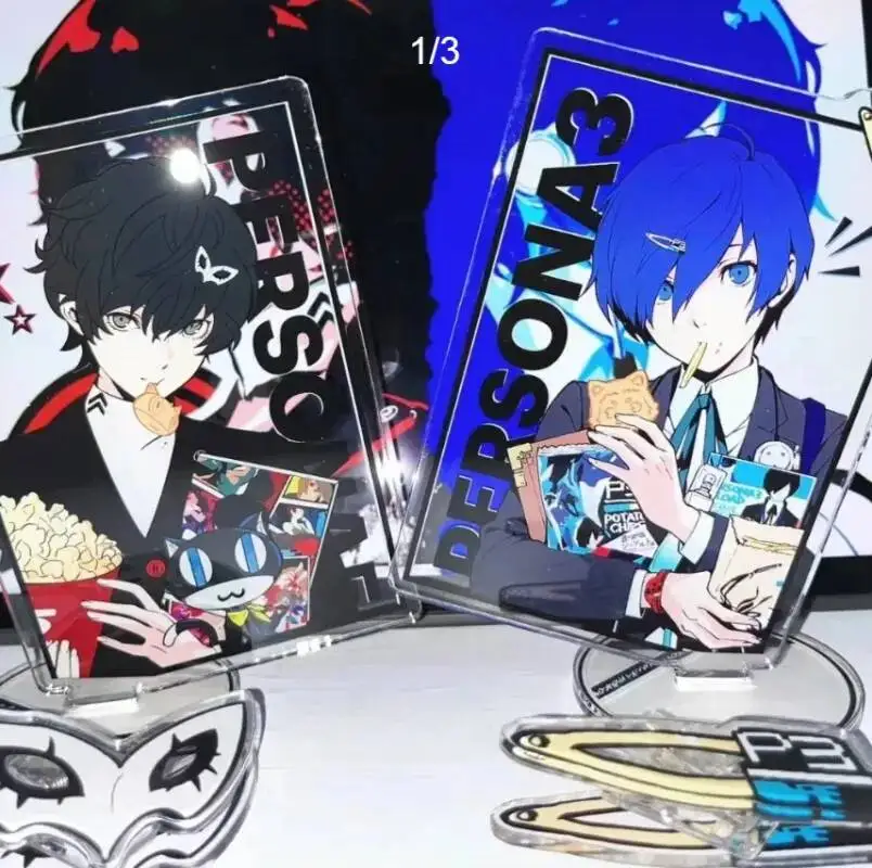 

NEW Anime Amamiya Ren Yuuki Makoto Figure Acg Acrylic Stand Model Desk Display Standing Desktop Exhibits Birthday Gift