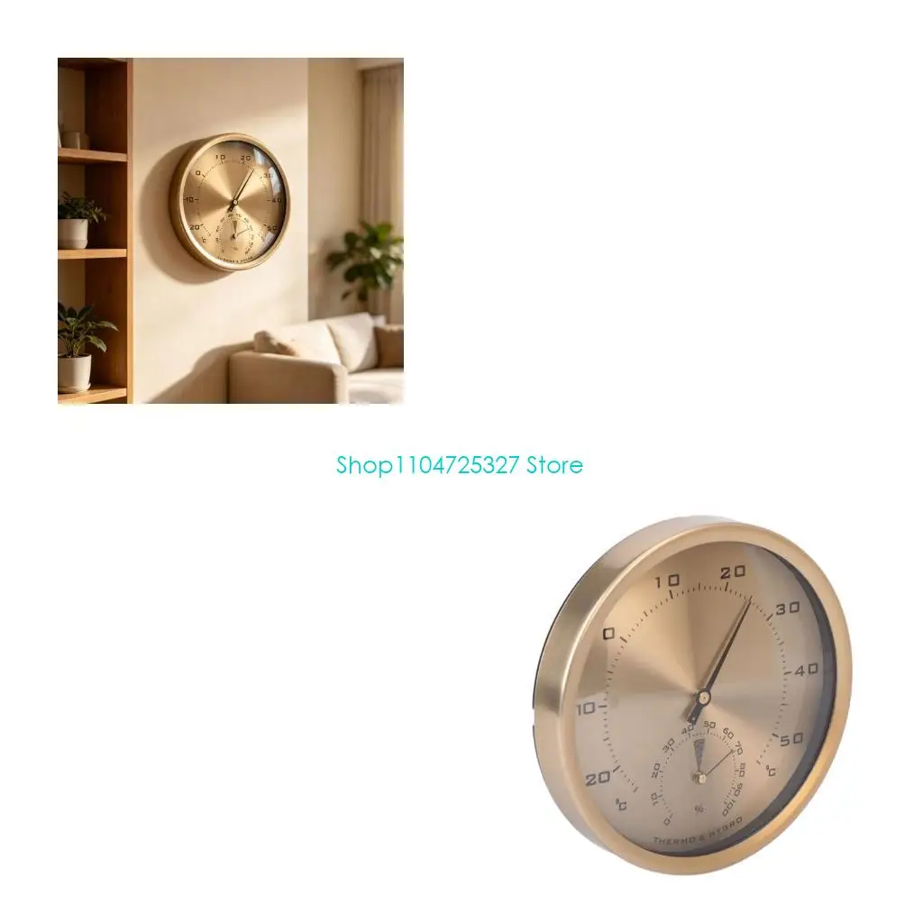 D8KF Indoor Room Display with Large Face and Air Moisture Reference
