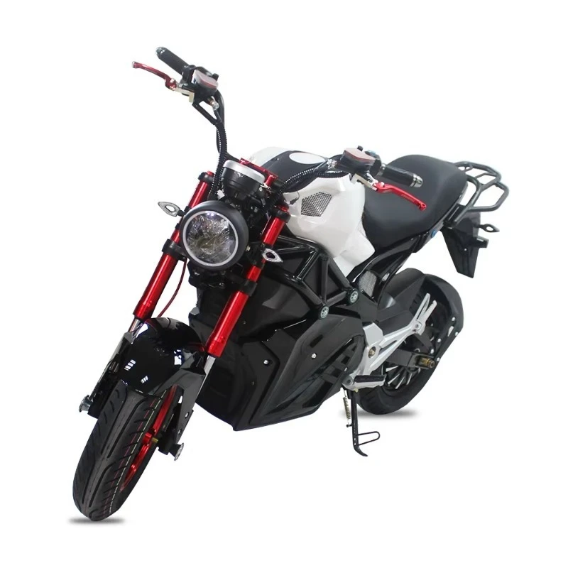 Lvyuan High Quality Adult Two Wheel Electric Motorcycle 72V Heavy Duty Motorcycle Sports Road Racing Motorcycle