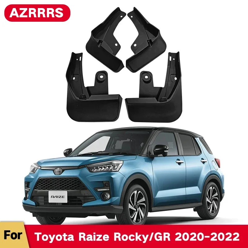 

Mud Flaps For Toyota Raize Rocky GR 2020 2021 2022 Splash Guards Fender MudFlaps Front Rear Mudguards Car Accessories