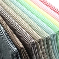 145x50cm 2mm Small Plaid Colorful Cotton Fabric Yarn-Dyed Clothes Handmade DIY Kindergarten Activity Decoration Sewing Cloth 3