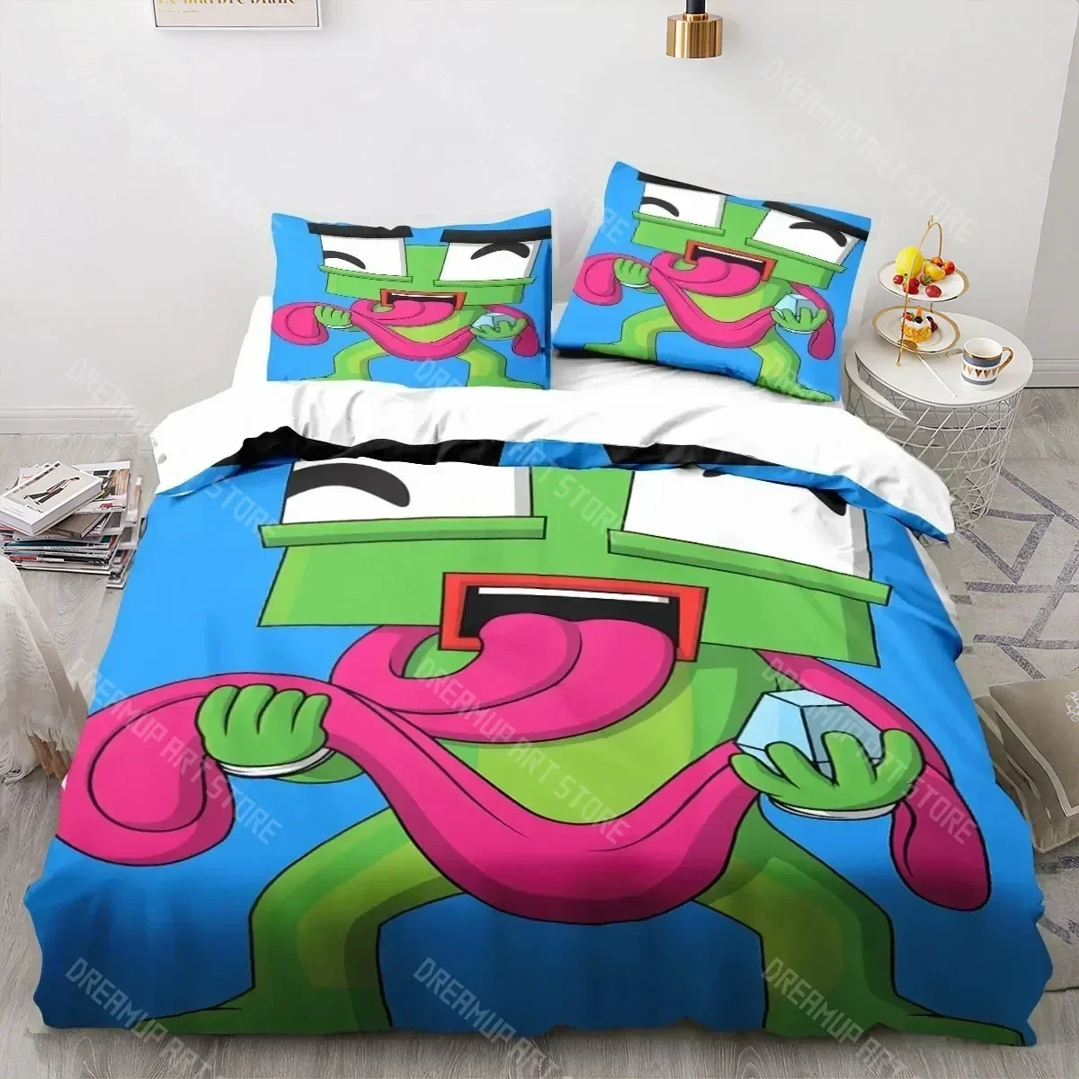 

Комплект постельного белья с рисунком забавной игры U-Unspeak, мягкие покрывала для спальни, удобный пододеяльник, пододеяльник и наволочка