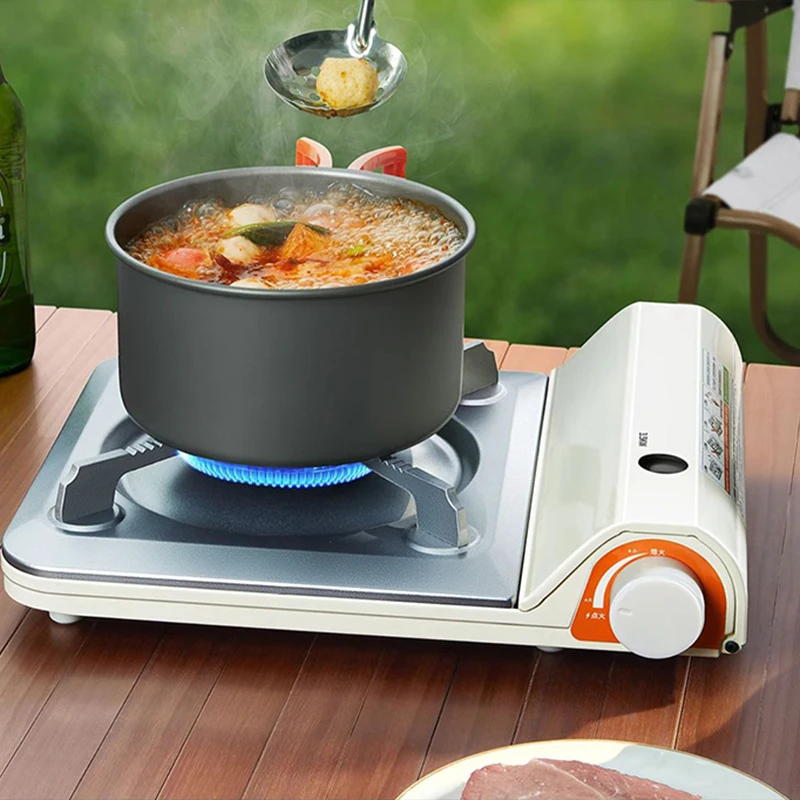 C011 فرن كاسيت رفيع للغاية بقدرة 3500 وات، موقد غاز محمول خارجي للتخييم