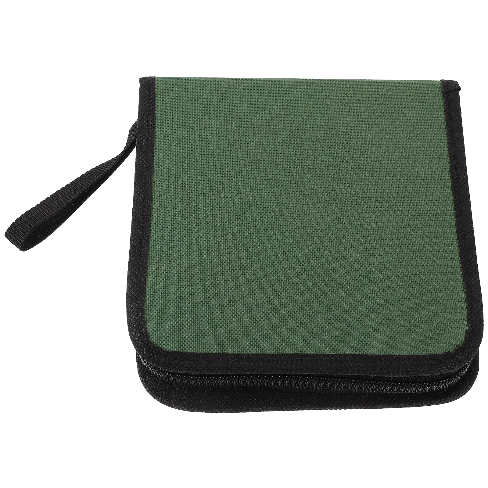 

Portable CD Bag Dvd Storage Bag Red Oxford Cloth DVD Case Holder Reusable Travel Pouch Compact Disc Organizer