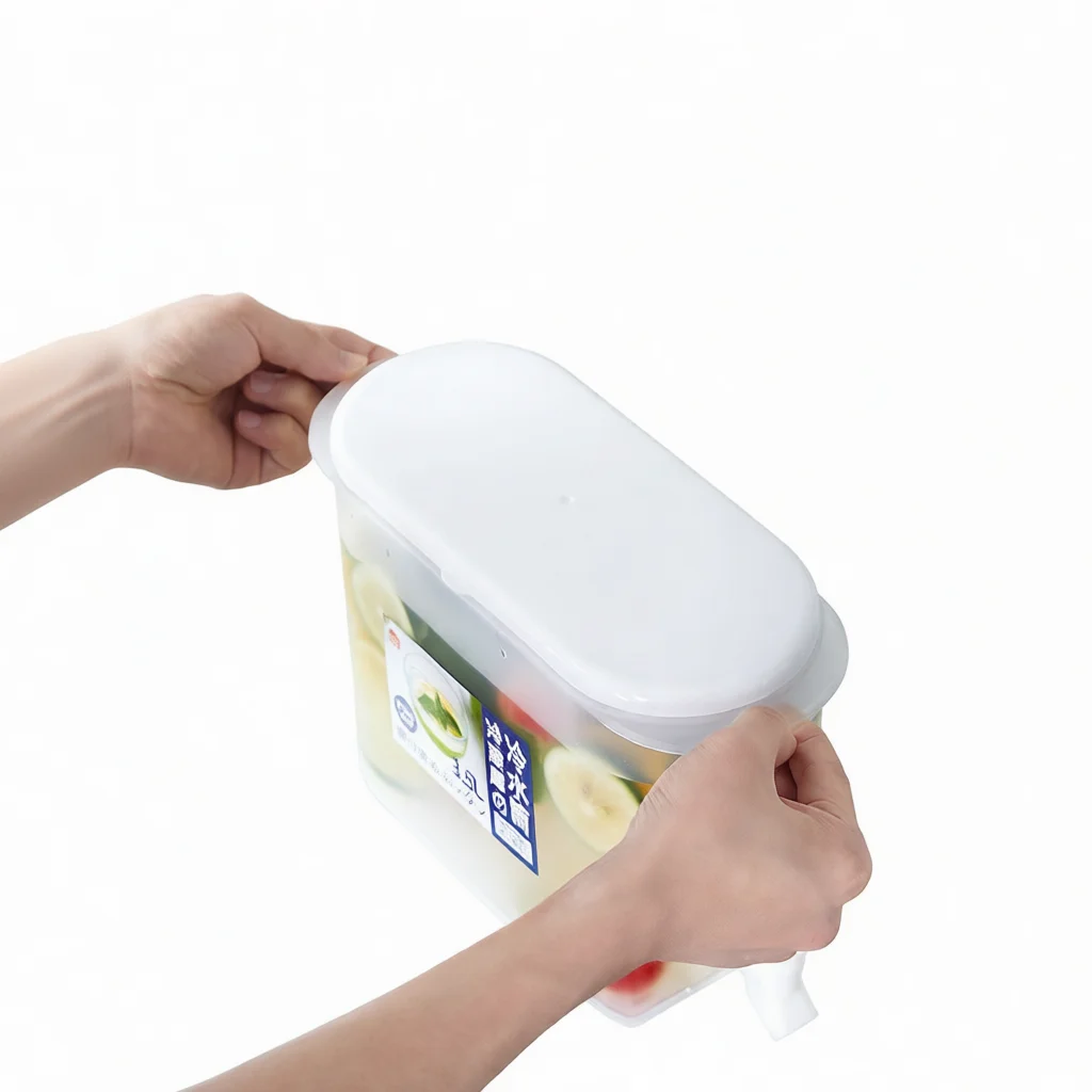 3.5L Cold Water Kettle With Faucet Refrigerator Drink Dispenser Large Capacity Fruit Juice Pot Plastic Beverage Container