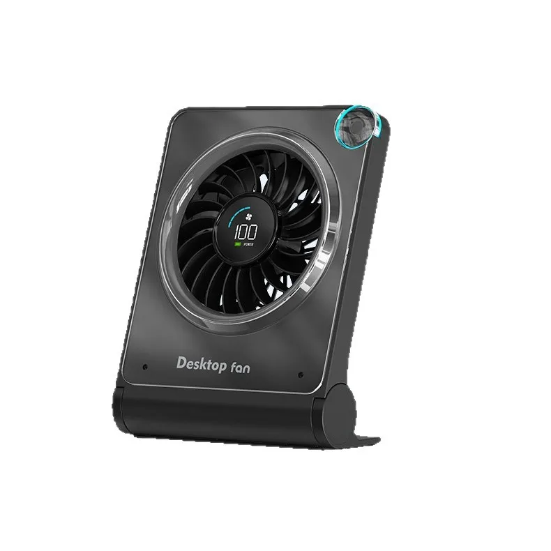 2026 new desktop fan high wind office dormitory bedroom small fan ultra-quiet long battery life