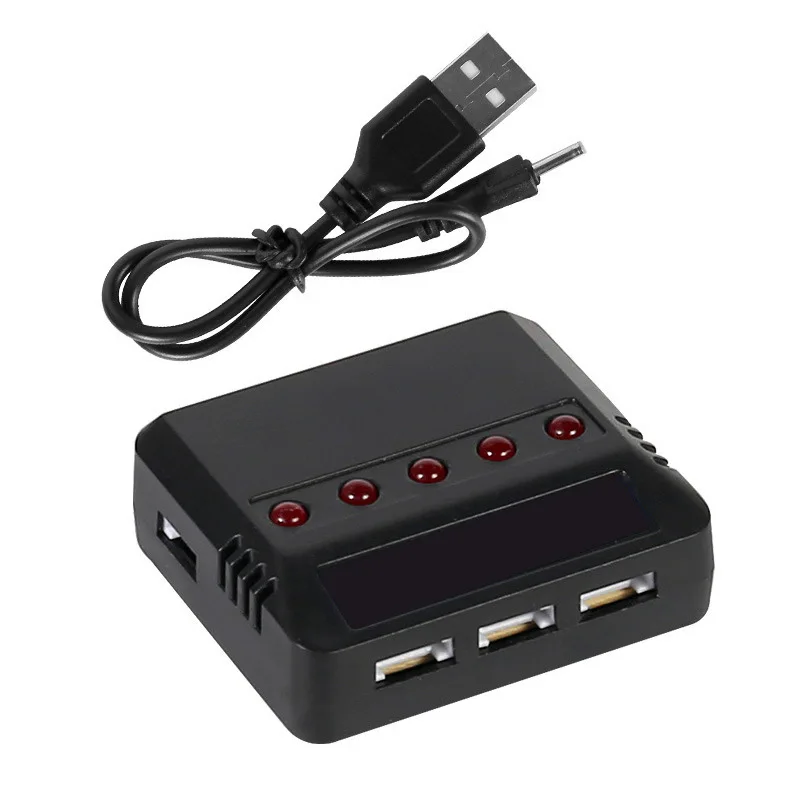 3.7V Li-Po Charger Multi Charge One to Four / Five RC Toys' Lithium Battery Charging Units USB XH2.54 Plug