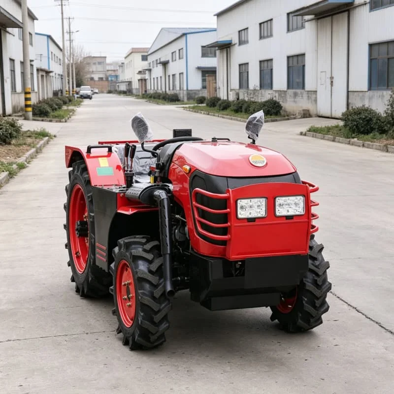 Customized Hot-selling wheeled rotary tractor with low fuel consumption, all-scenario 4WD cultivation machinery
