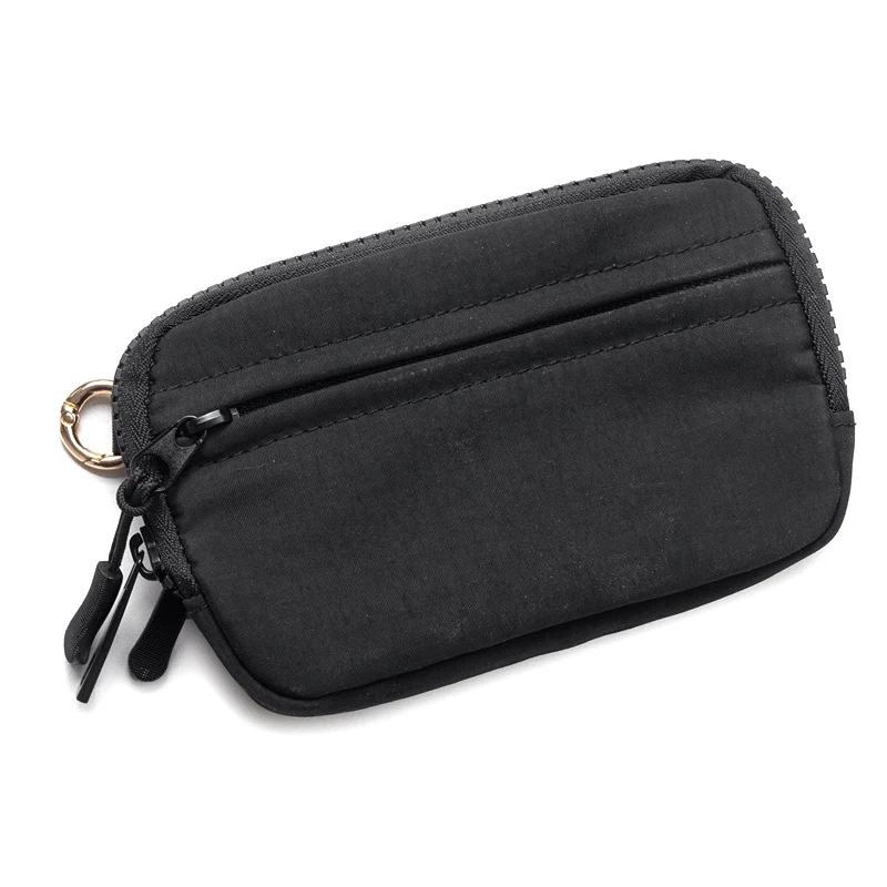 Mit Handgelenk-Reißverschluss, Geldbörse für Damen, lässige Reisetasche, wasserdichtes Nylon, kleine Geldbörse, multifunktionaler Kartenhalter – Detail 11
