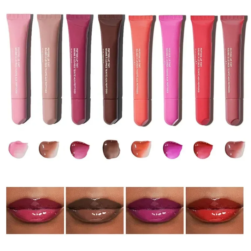 Maquillaje para el cuidado de los labios, brillo de labios, hidratante, líquido brillante, lápiz labial hidratante, belleza transparente, lápiz labial teñido, Cosméticos de belleza