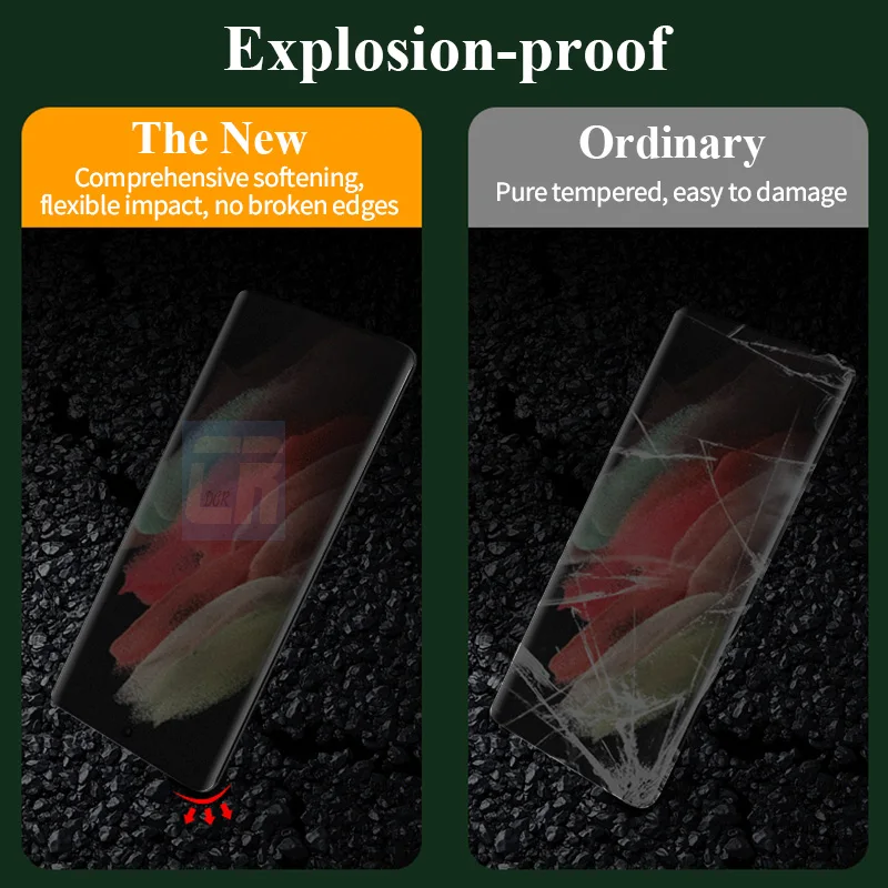 3D Curved Privacy Matte Ceramic Soft Film for Samsung Galaxy S24 S23 S22 S21 S20 S10 S9 Note 20 Ultra 10 Plus Screen Protector