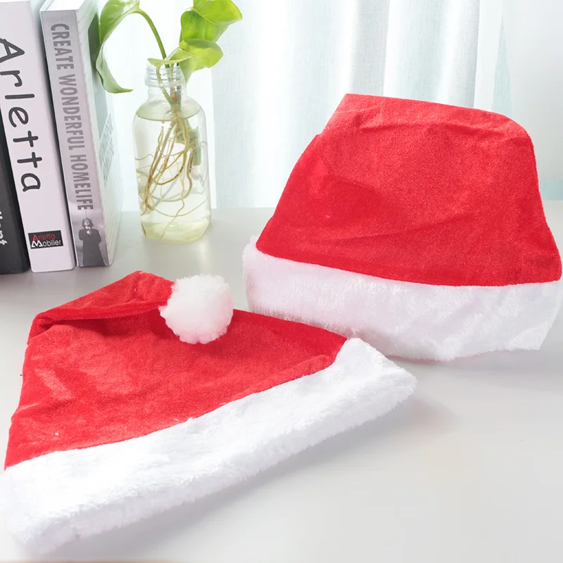 

Christmas hats for men and women, red warm hats, cosplay decorative