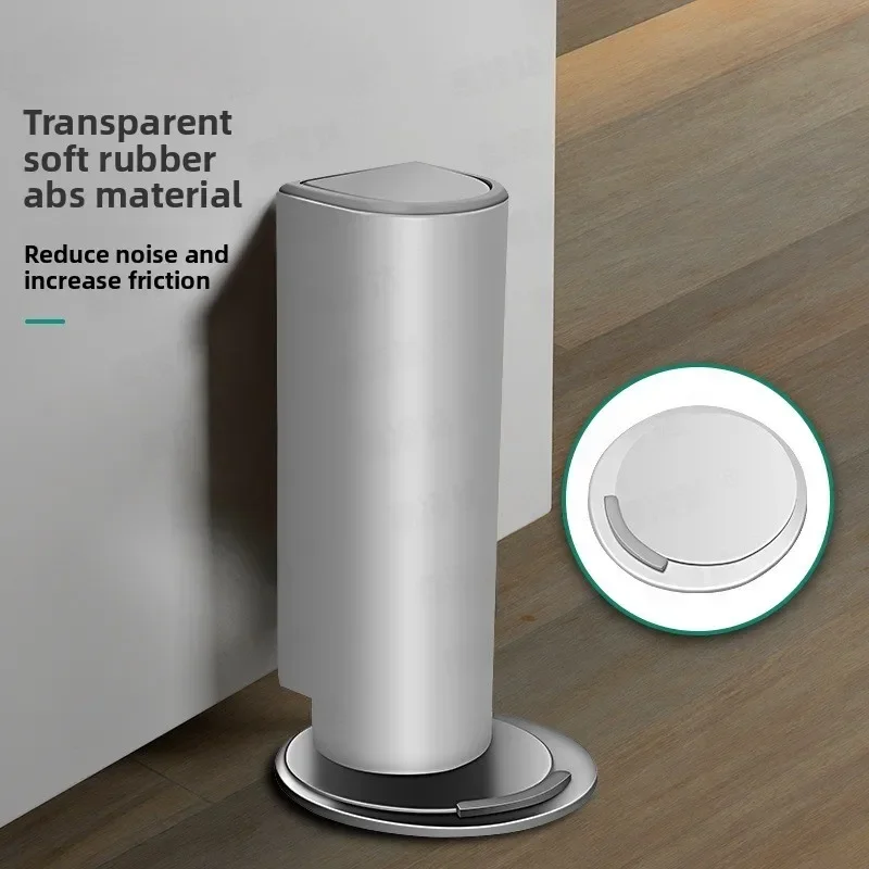 Damping Strong Magnetic Door Stopper Perforated Ground Suction Anti Collision Door Stop for Toilet Home Fixed Hardware