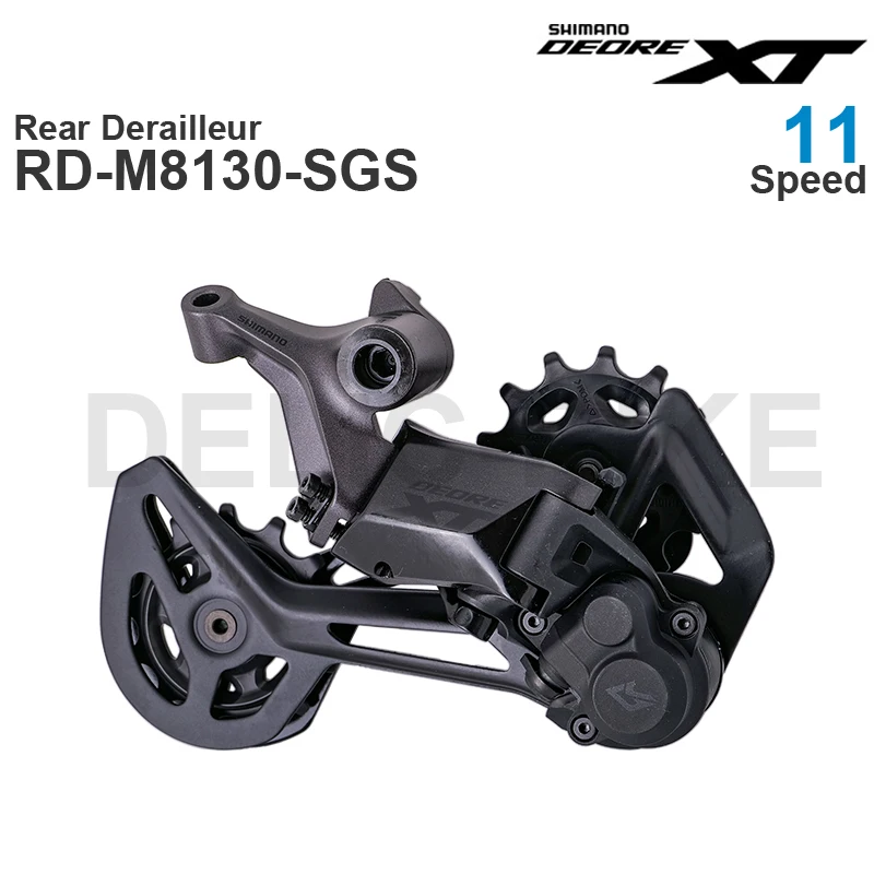 SHIMANO DEORE XT RD-M8130 RD desviador trasero SGS para desviador de piezas de bicicleta de montaña MTB de 11 velocidades