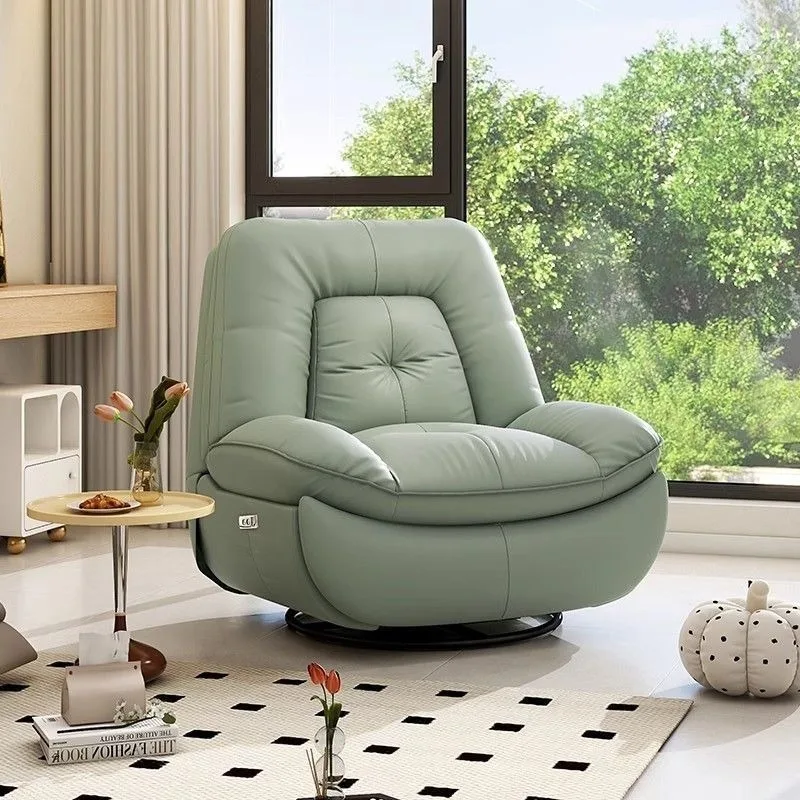 Simple living room multi-functional electric single sofa chair, rotating lazy person, recliner, rocking chair