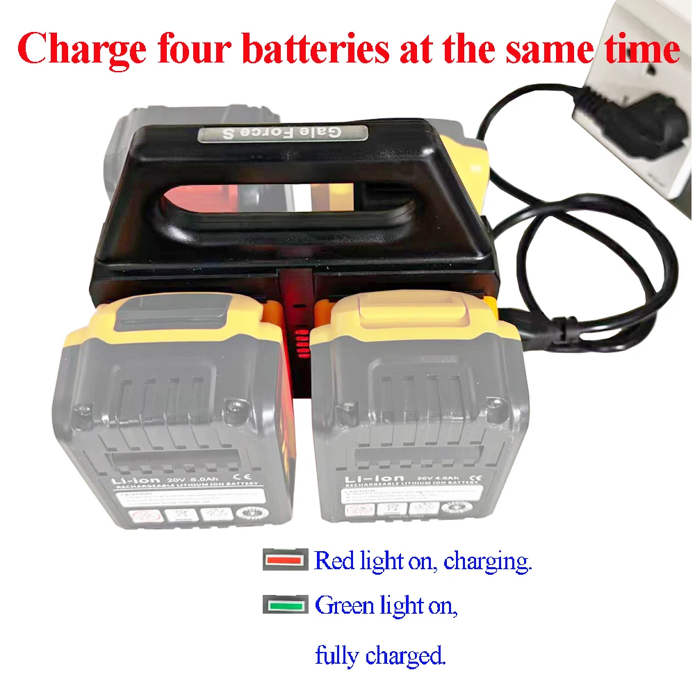 Аксессуары для электроинструментов Dewalt 18 В для XR 20 В для FlexVolt 60 В литиевая батарея DCB180 DCB200 DCB203 DCB205 Зарядное устройство DCB104