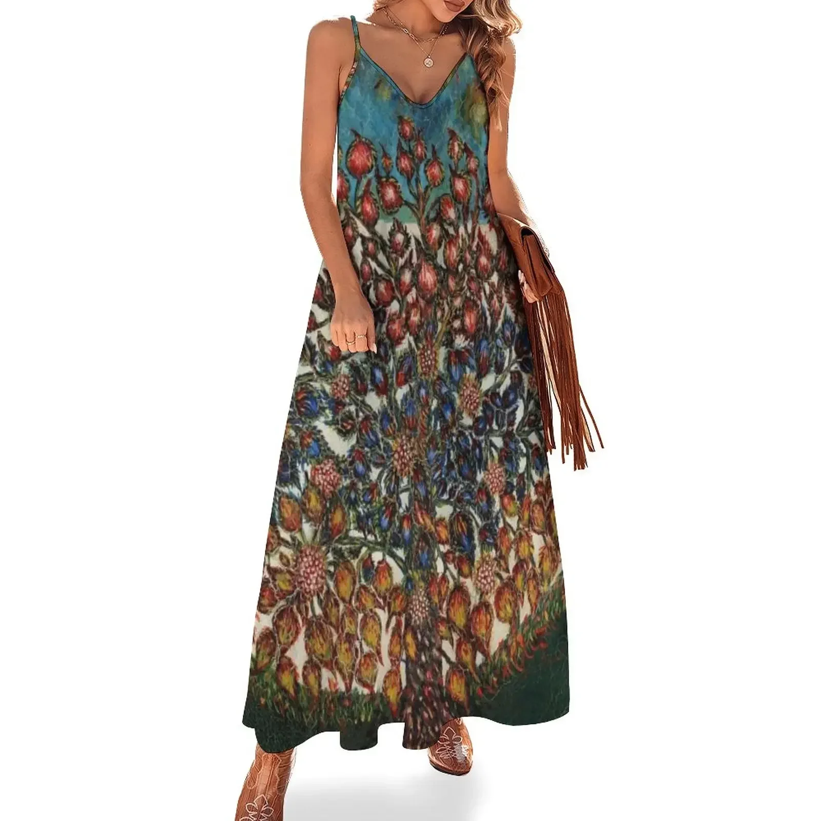 Tree of Life by Seraphine Louis - Favourite Artists Collection Sleeveless Dress clothing women summer 2024 Dress