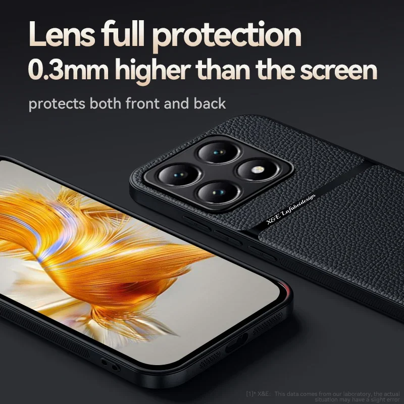 حافظة مغناطيسية فاخرة من جلد البولي يوريثان لهاتف Xiaomi 15T Pro 14T 5G غطاء حماية خلفي صلب Coque Fundas #5