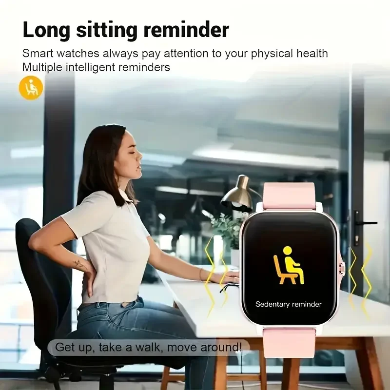 LAXASFIT Nuovo Smartwatch Bluetooth Talking Smartwatch Dialer Orologio intelligente Fitness Tracker Logging del sonno Smartwatch per Android IOS