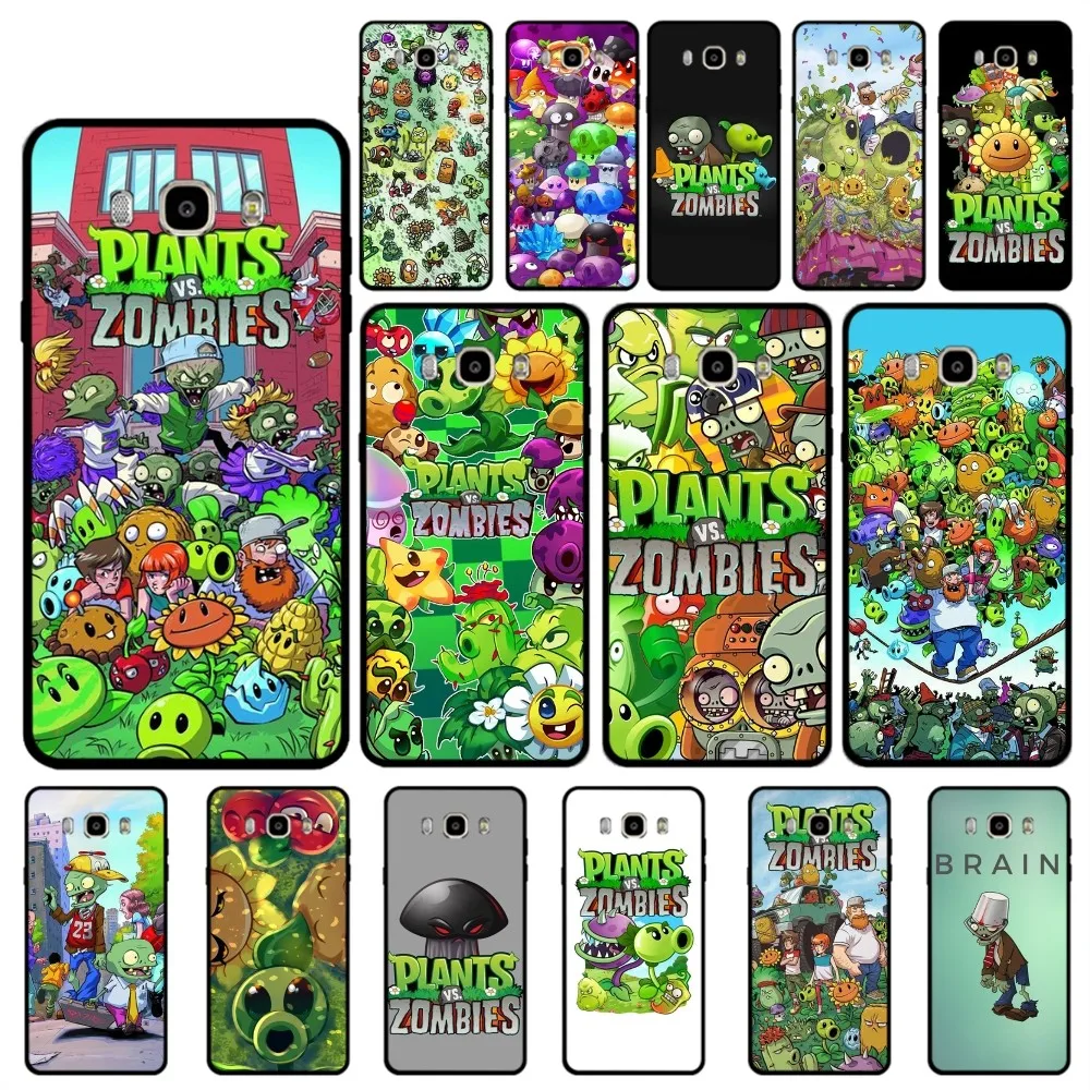 P-Plants vs. Z-Zombies Phone Case For Samsung J 7 plus 7core J7 neo J6 plus prime J6 J4 J5 Mobile Cover