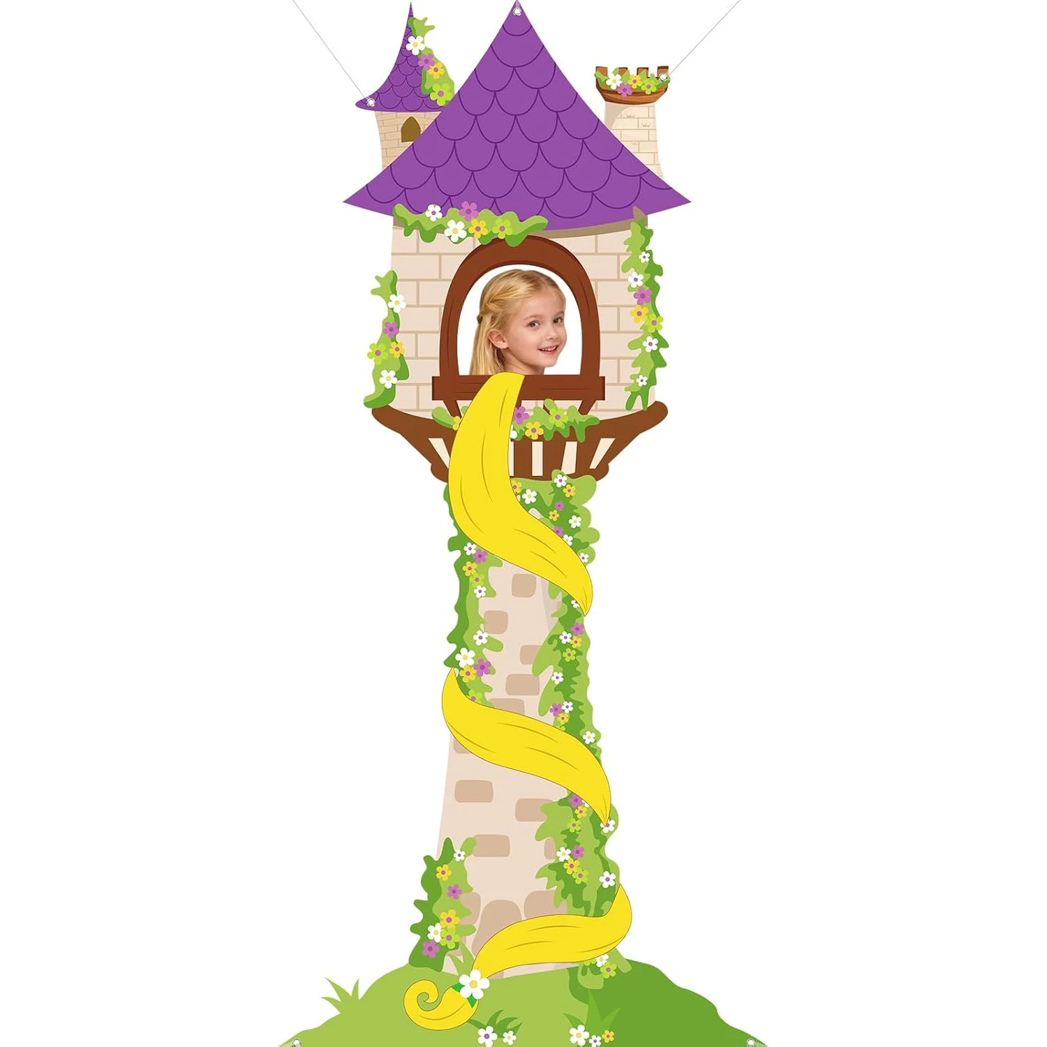 Prinzessinnen-Turm Foto-Requisiten, Geburtstagsparty-Zubehör, Magischer Märchenturm, Prinzessinnen-Geburtstags-Hintergrund