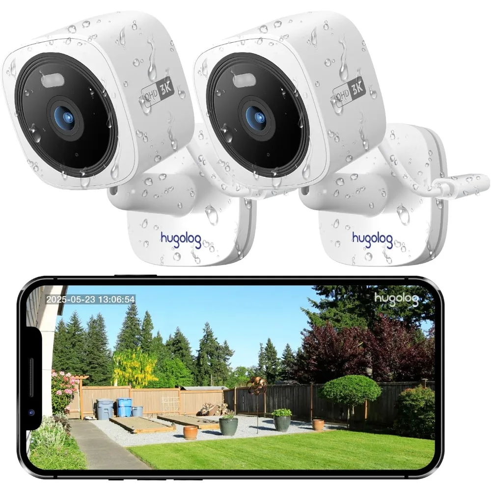 

3K 5MP Indoor Outdoor Security Camera Starlight Color Night Vision Built-in Spotlight Motion Detection 2-Way Talk US Cloud