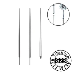 F136 Titanium piercing needle Push-In Spiral Lip and Nose Piercing 16G Cartilage Tragus Earring Lip Nail Nasal Nail Stretcher