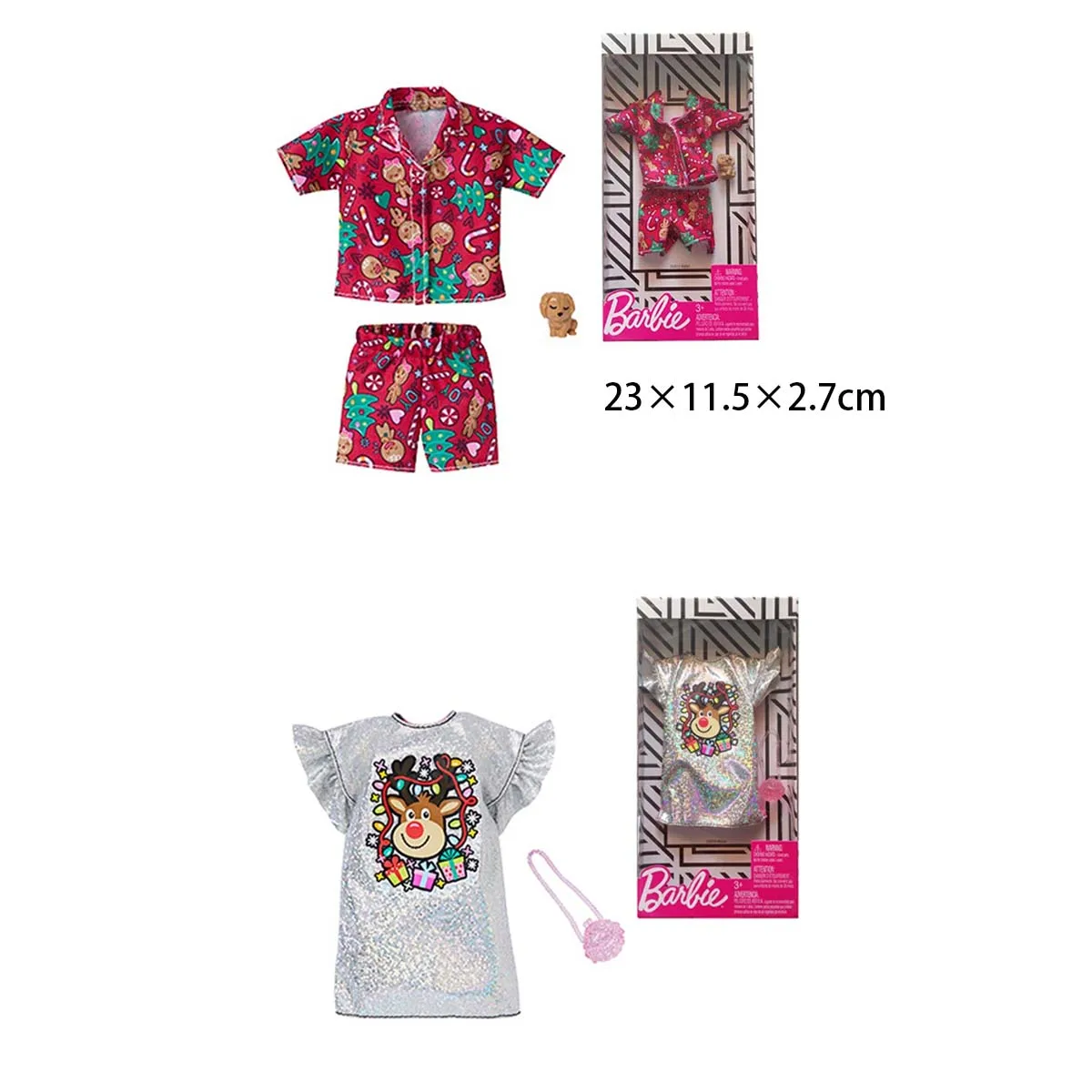 Barbie Fashionista Series Doll Dress Up Clothes Accessories Diy Classic Dress Suit for Doll Girls Play House Toys Gifts