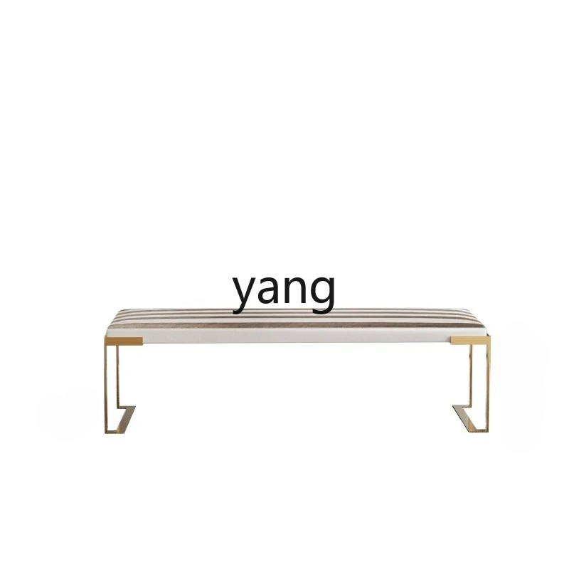

LH Italian minimalist end stool light luxury high-end bedroom front stool
