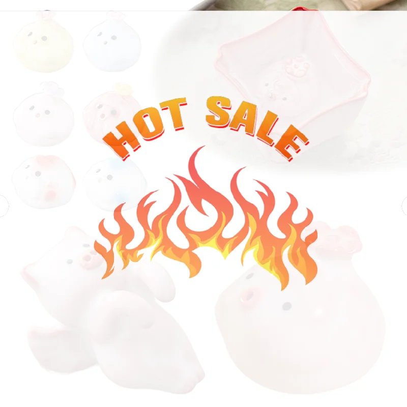 

Ceramic Tea Pet Fish Statue Little Fish Spit Bubbles Under Cup Bottom Pink Spit Bubbles Piggy Ornament Water Cups Mug Decor Gift