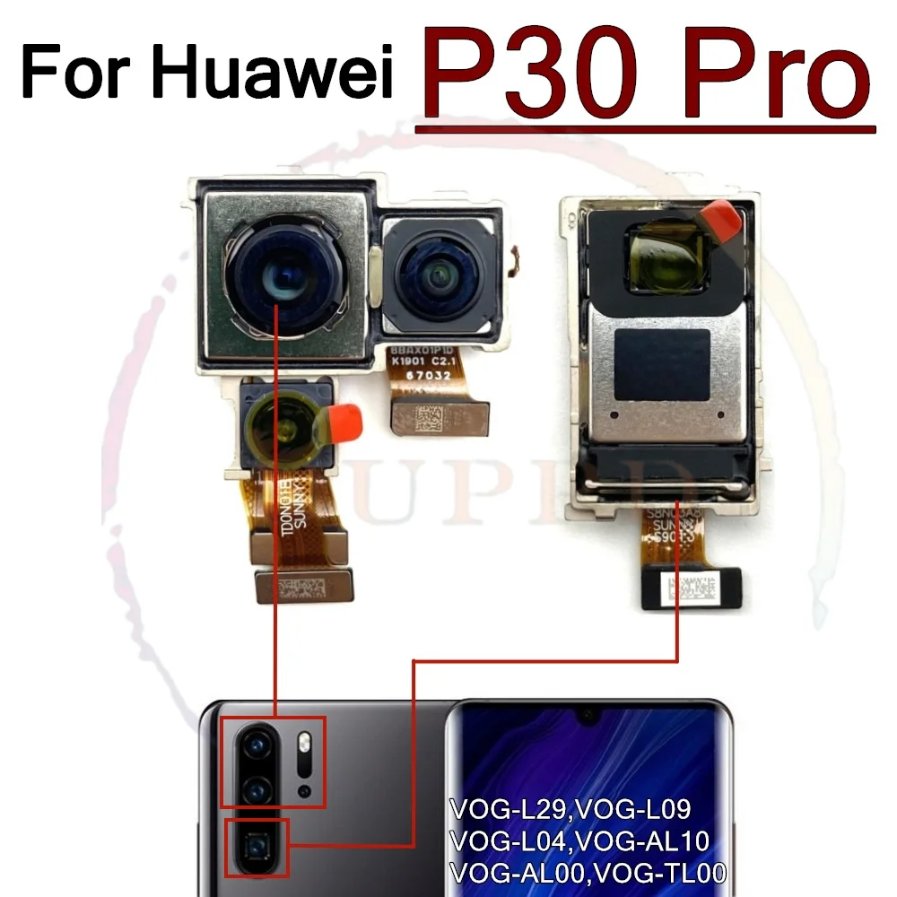 Przednia Tylna Kamera Do Huawei P30 Pro P30Pro Przednia Selfie Szerokokątna Tylna Główna Kamera Moduł Taśma Flex Części — zdjęcie produktu 3