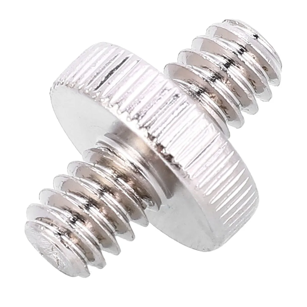 تحويل المسمار محول 1/4 "ذكر إلى 1/4" ذكر الخيوط المسمار تحويل محول للكاميرا ترايبود Ballhead DSLR